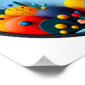 Een abstract poster met een modern natuur thema (Hoek)