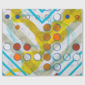 een abstract schilderij cadeaupapier (Vlak)