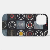 een abstract schilderij; een raster van gestempeld Case-Mate iPhone case (Achterkant (horizontaal))