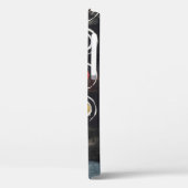 een abstract schilderij; een raster van gestempeld Case-Mate iPhone case (Achterkant / Links)
