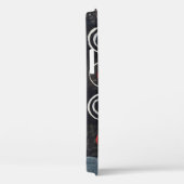 een abstract schilderij; een raster van gestempeld Case-Mate iPhone case (Achterkant / Rechts)