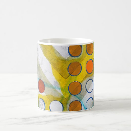 een abstract schilderij koffiemok (Center)