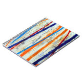 een abstract schilderij notitieboek (Linkerzijde)