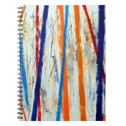 een abstract schilderij notitieboek (Voorkant)