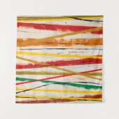 een abstract schilderij wandkleed (Voorkant (horizontaal))