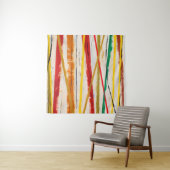 een abstract schilderij wandkleed (In situ)