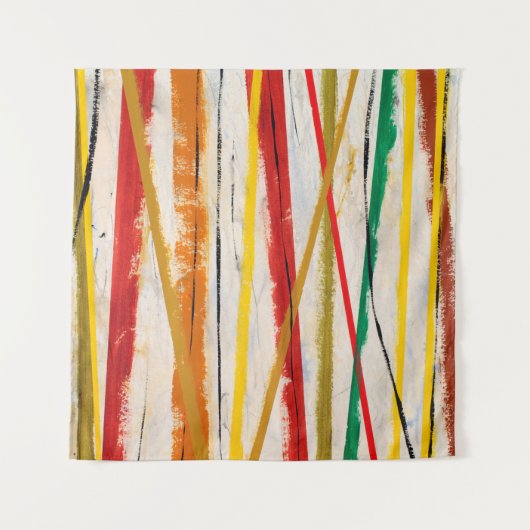 een abstract schilderij wandkleed (Voorkant)