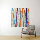 een abstract schilderij wandkleed (In situ)