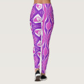 Een abstract stofpatroon "Ratti_Creative_Arts" Leggings (Achterkant)