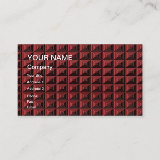 Een abstract visitekaartje voor u om aan te passen (Voorkant)