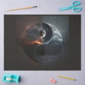 Een Abstract Yang Series Design 4 Tissuepapier (Craft)