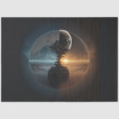 Een Abstract Yang Series Design 5 Tissuepapier (Voorkant)