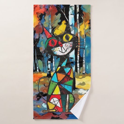 Een Abstracte dag Badhanddoek (Badhanddoek)