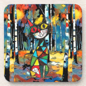 Een Abstracte dag Bier Onderzetter (Voorkant)