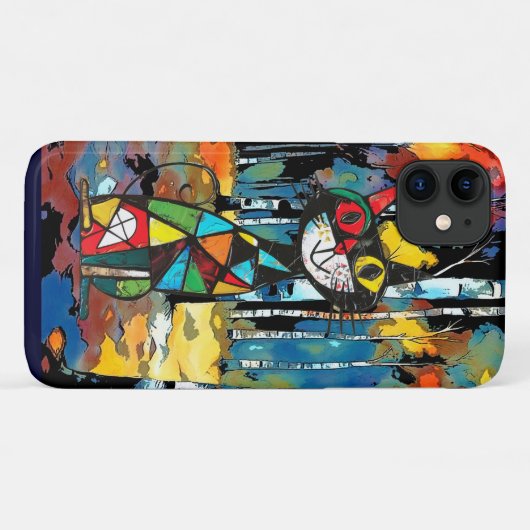 Een Abstracte dag Case-Mate iPhone Case (Achterkant (horizontaal))
