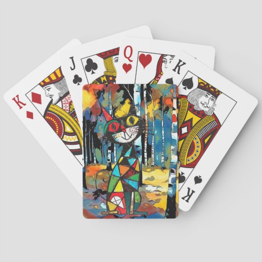 Een abstracte dag hebben pokerkaarten (Achterkant)