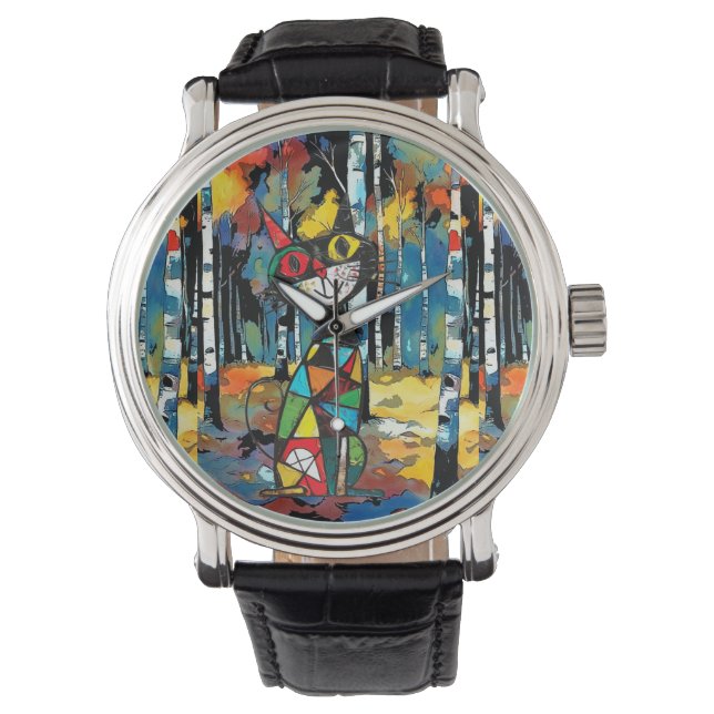 Een Abstracte dag Horloge (Voorkant)