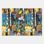 Een Abstracte dag Inpakpapier Vel (Voorkant)