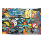 Een Abstracte dag Kussensloop (Achterkant-Links)