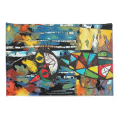 Een Abstracte dag Kussensloop (Achterkant-Rechts)