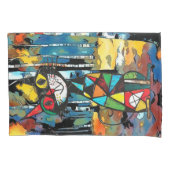 Een Abstracte dag Kussensloop (Voorkant-Links)