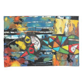 Een Abstracte dag Kussensloop (Voorkant-Rechts)