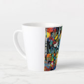 Een Abstracte dag Latte Mok (Linkerhoek)
