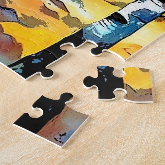 Een Abstracte dag Legpuzzel (Zijkant)