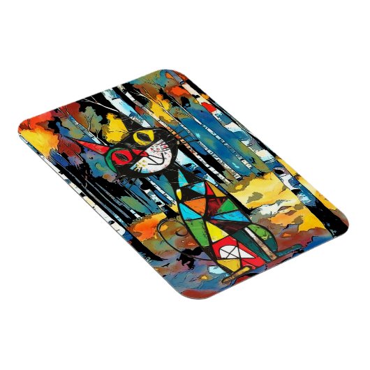 Een Abstracte dag Magneet (Rechterzijde)