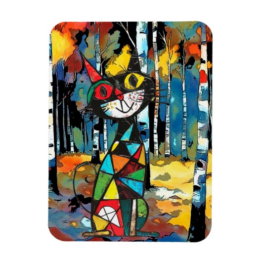 Een Abstracte dag Magneet (Verticaal)