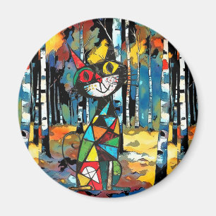 Een Abstracte dag Magneet