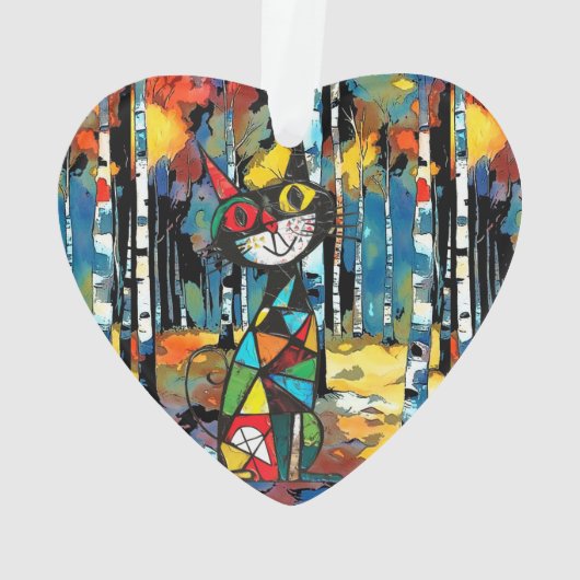 Een Abstracte dag Ornament (achterkant)