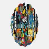 Een Abstracte dag Ornament Kaart (Rechts)