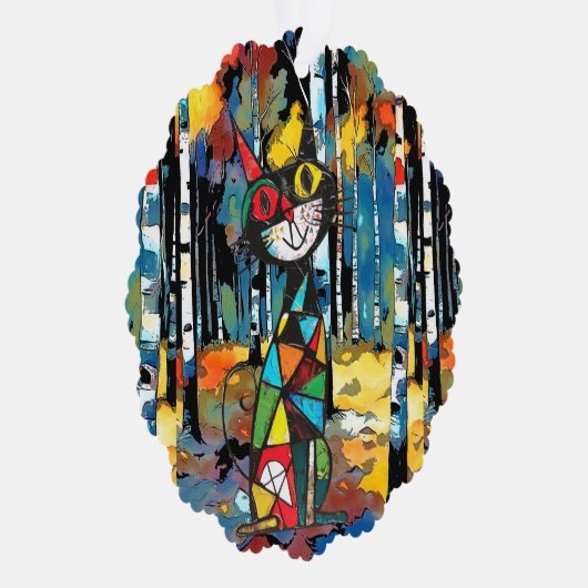 Een Abstracte dag Ornament Kaart (Rechts)