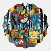 Een Abstracte dag Ornament Kaart (Voorkant)