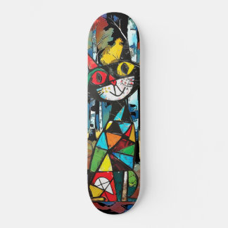 Een Abstracte dag Persoonlijk Skateboard