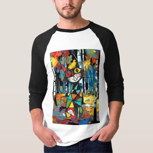 Een Abstracte dag T-shirt (Voorkant)