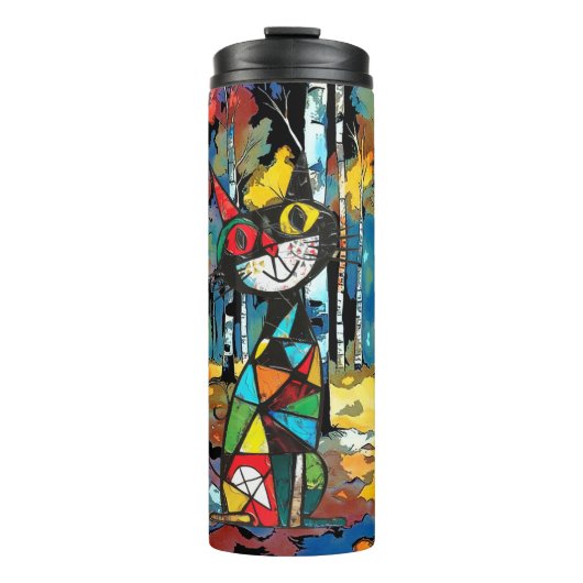 Een Abstracte dag Thermosbeker (Voorkant)