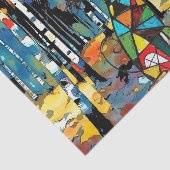 Een Abstracte dag Tissuepapier (Detail)