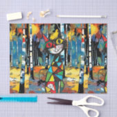 Een Abstracte dag Tissuepapier (Craft)