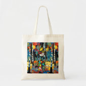 Een Abstracte dag Tote Bag (Voorkant)