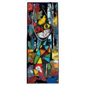 Een Abstracte dag Wijn Cadeautas (Achterkant)