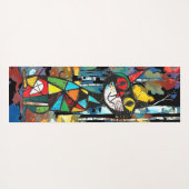 Een Abstracte dag Yogamat (Achterkant (horizontaal))