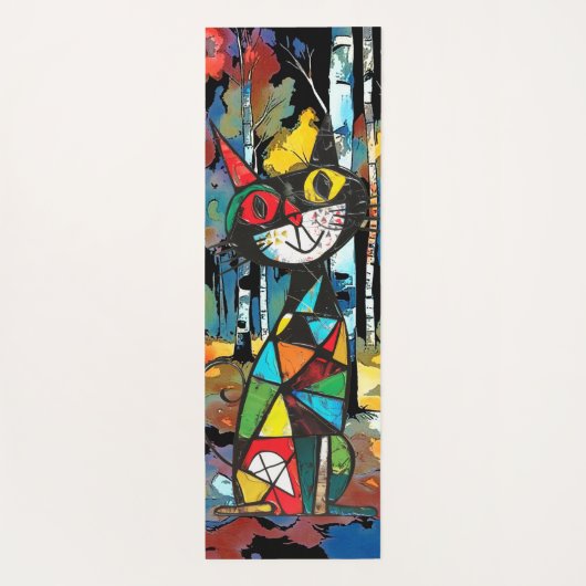 Een Abstracte dag Yogamat (Achterkant)