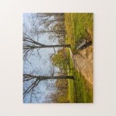 Een Abstracte foto van Central Park New York. Legpuzzel (Verticaal)