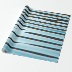 Een abstracte golfrimpelachtergrond gemaakt van wa cadeaupapier