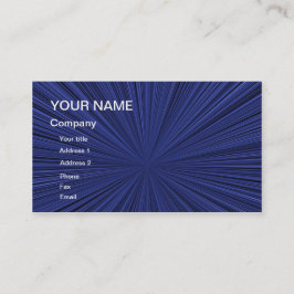 Een abstracte Kaart met een gezoemeffect Visitekaartje
