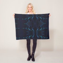Een Abstracte kijk op de kerstboom Fleece Deken