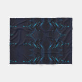 Een Abstracte kijk op de kerstboom Fleece Deken (Voorkant (Horizontaal))