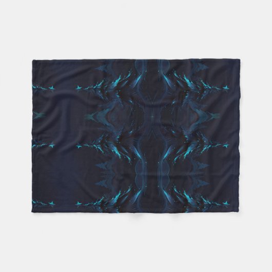 Een Abstracte kijk op de kerstboom Fleece Deken (Voorkant (Horizontaal))